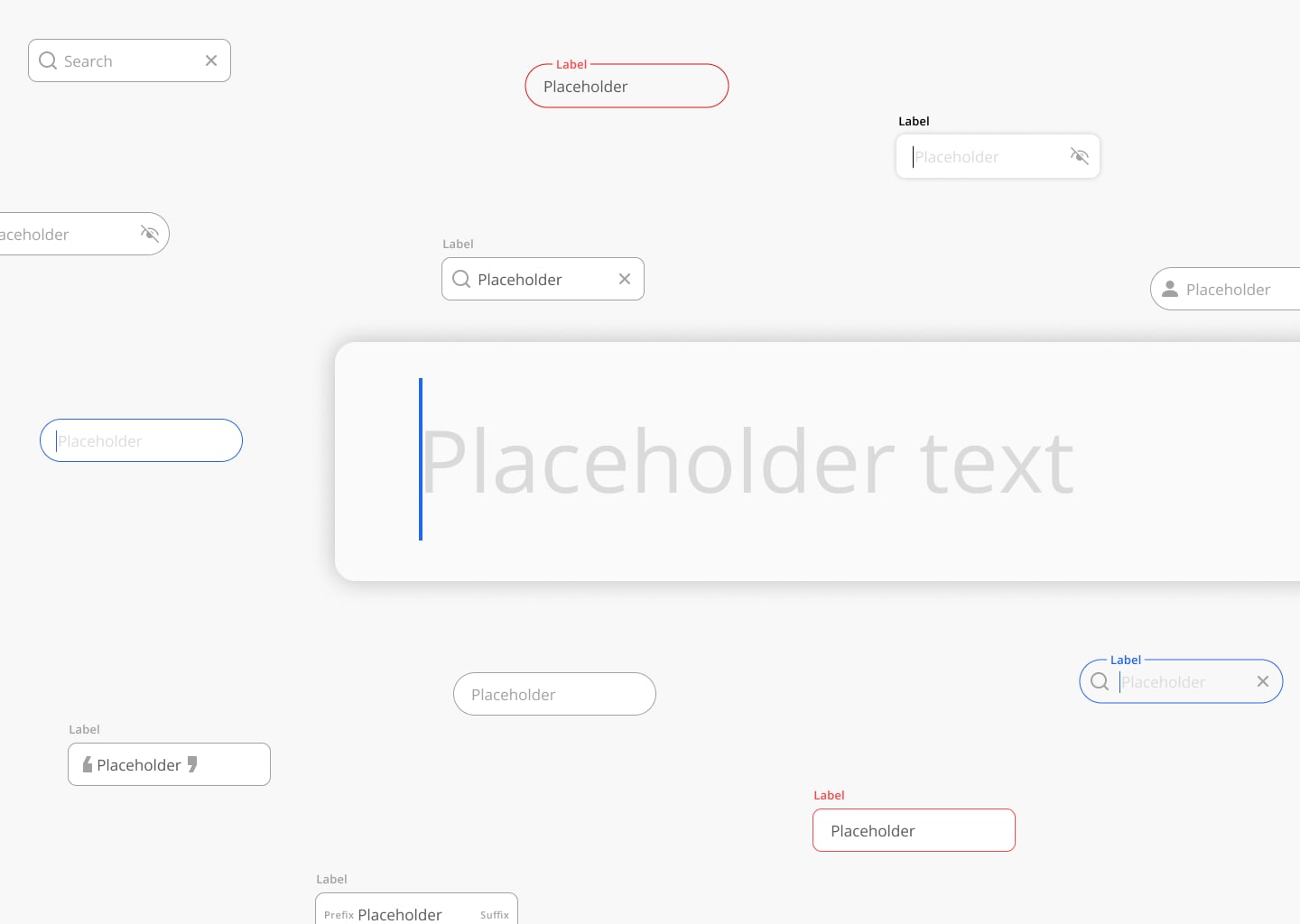 Textfield components
